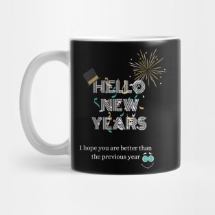 hello new years Mug